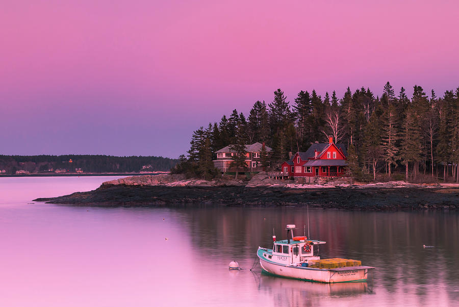 Maine Five Islands Coastal Sunset Photograph by Ranjay Mitra