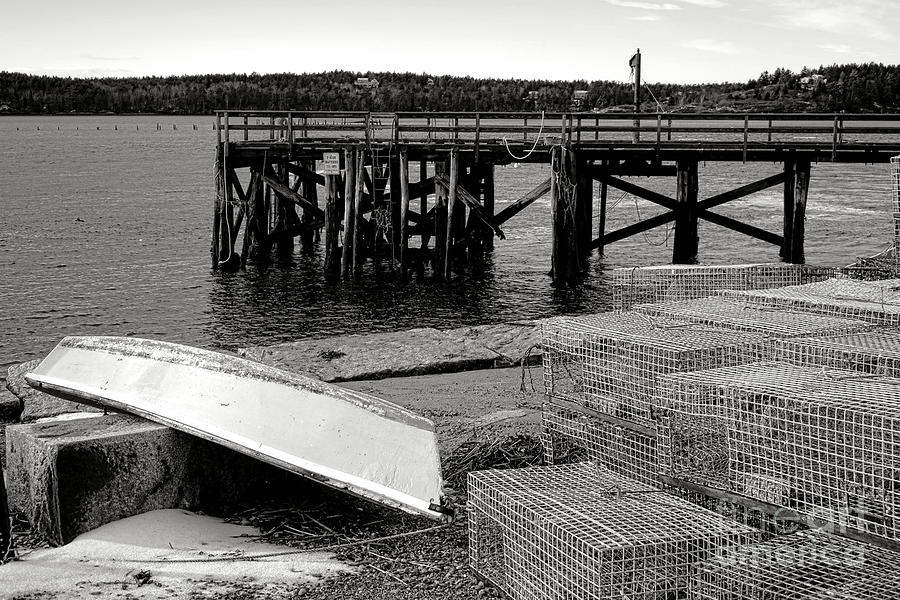 Maine Harbor Scene Photograph by Olivier Le Queinec