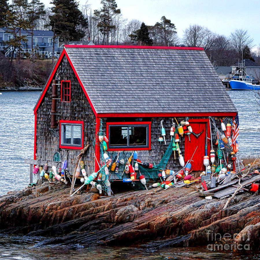 Maine Lobster Shack Photograph by Olivier Le Queinec