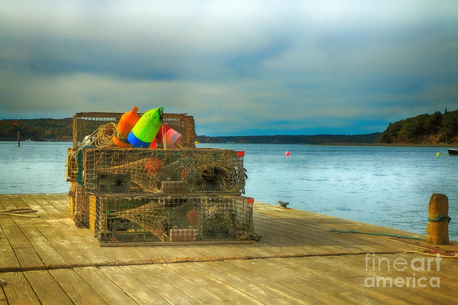 Maine Lobster Traps Photograph