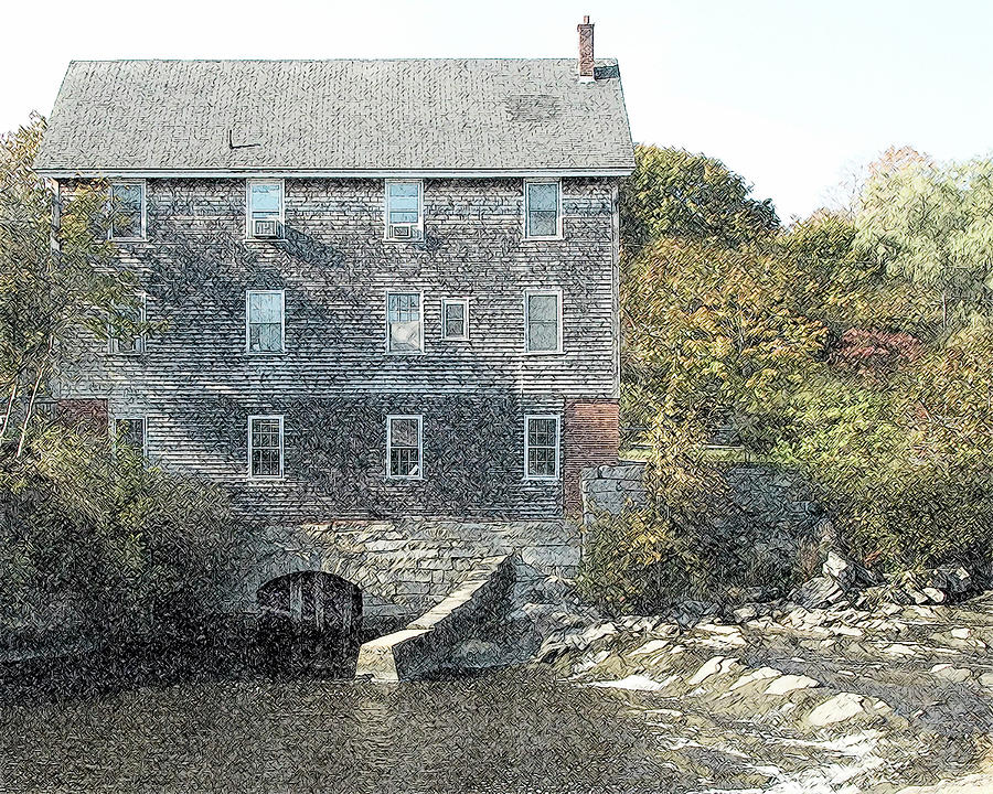 Maine Mill Photograph by Robert Suggs