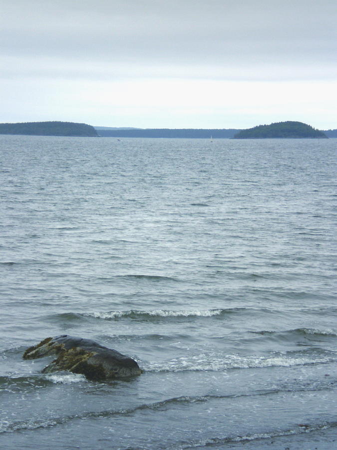 Nature Photograph - Maine Ocean by Cat Rondeau