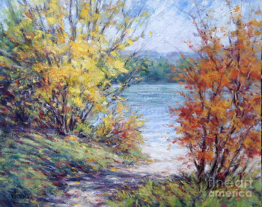 Maine October Painting by Vickie Fears