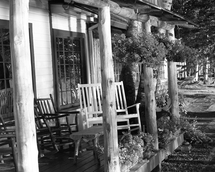 Maine Porch Photograph by Jim Greer - Fine Art America