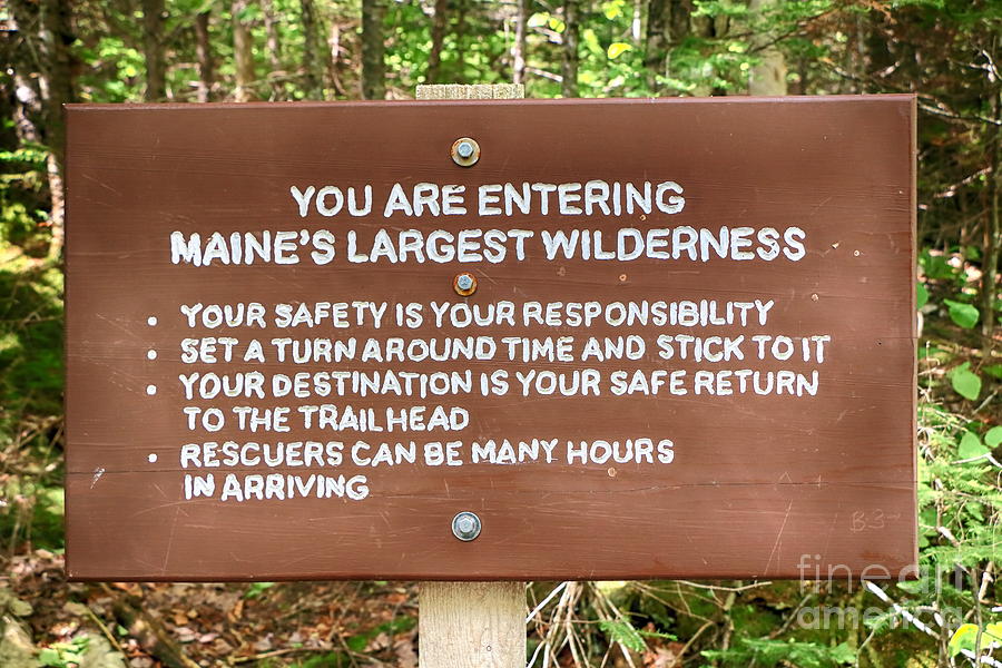 Maines Largest Wilderness Photograph by Elizabeth Dow