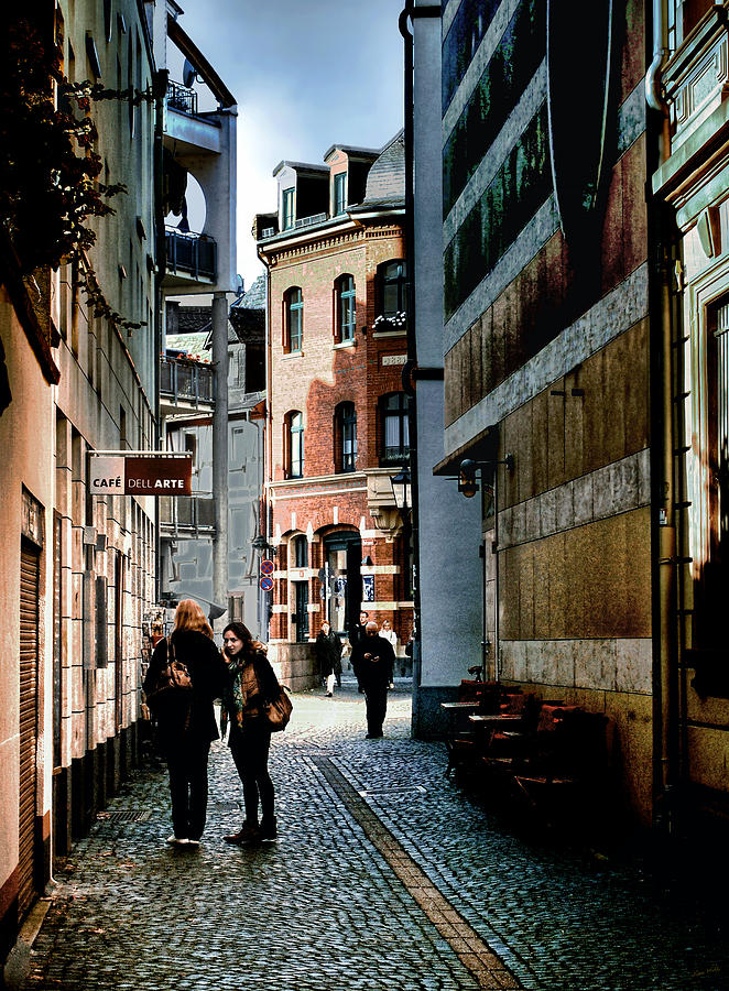 Mainz Badergasse Photograph by Jim Hill