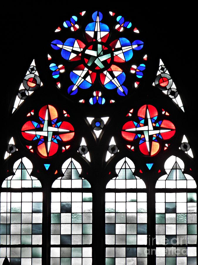 Romanesque Photograph - Mainz Cathedral Window by Sarah Loft