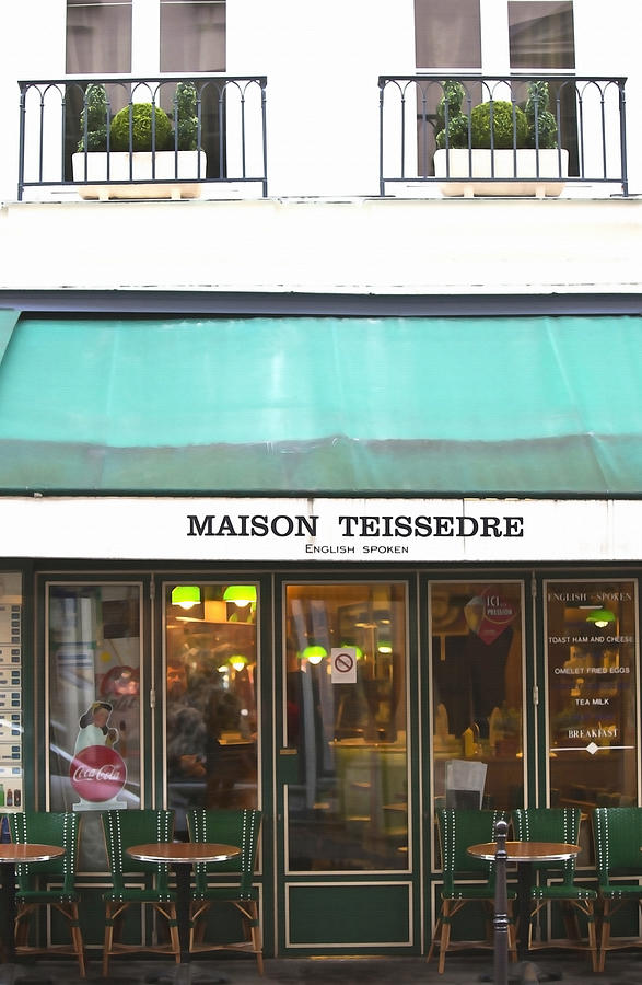 Maison Teissedre Cafe Photograph by Art Block Collections