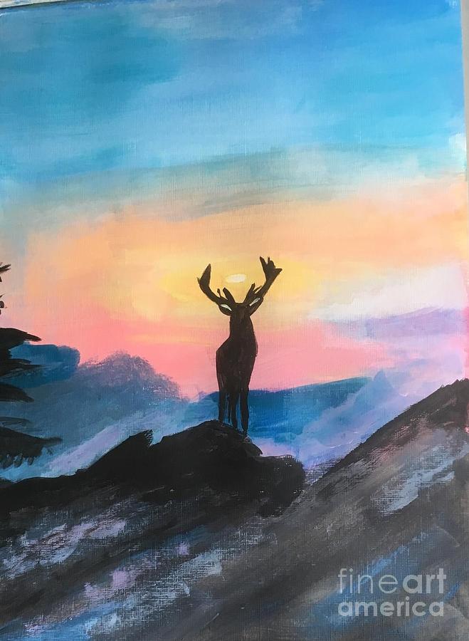 Majestic Painting by Audrey Pollitt