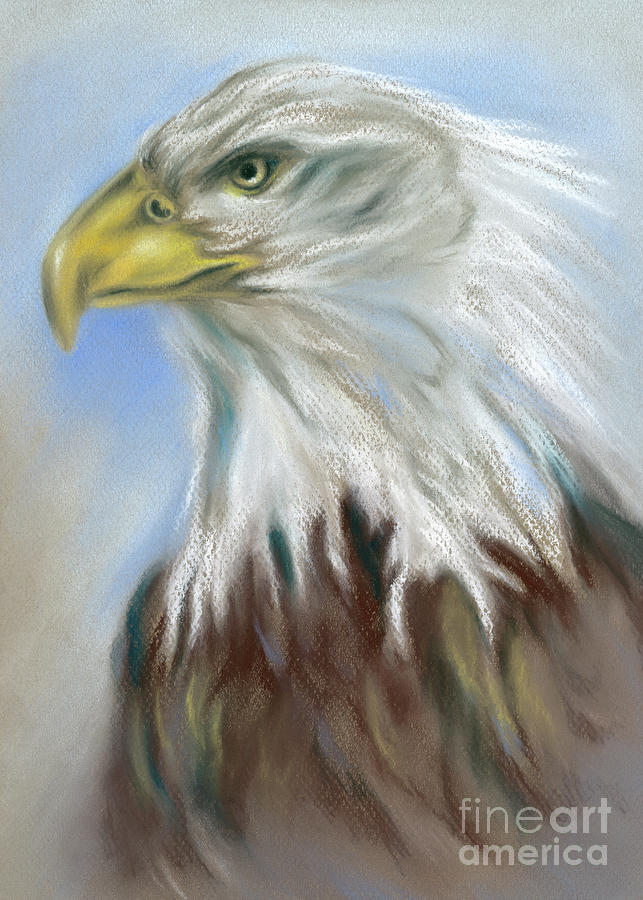 Majestic Bald Eagle Painting by MM Anderson