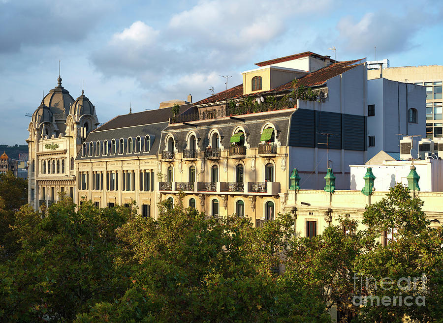 Clouds Photograph - Majestic Barcelona by John Rizzuto Clouds Photograph - Majestic Barcelona by John Rizzuto