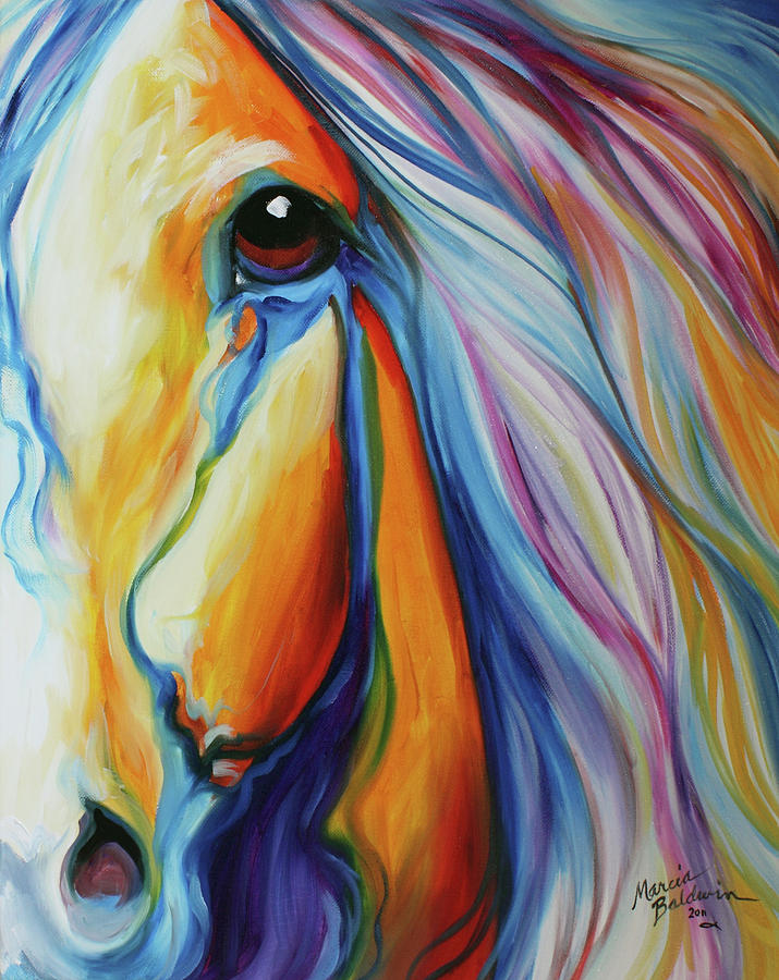Majestic Equine 2016 Painting by Marcia Baldwin