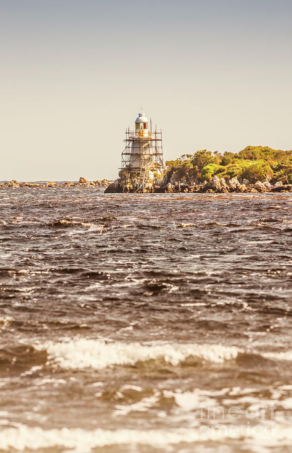 Majestic lighthouse harbour Photograph by Jorgo Photography