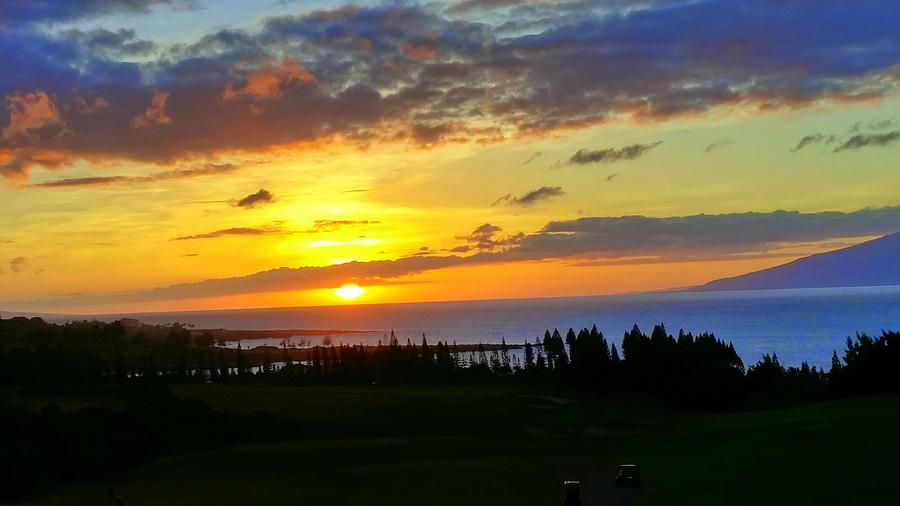Majestic Maui Sunset Photograph by J R Yates