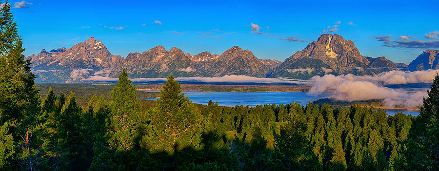Majestic Tetons Photograph by Greg Norrell