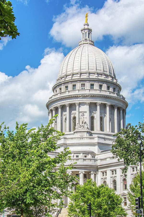 Majestic Wisconsin State Capitol 1 Photograph by Pamela Williams