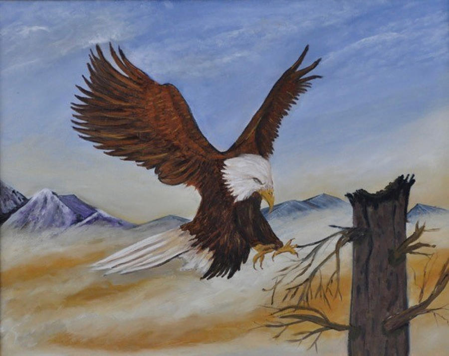 Eagle Painting - Majesty by Pamela Ray