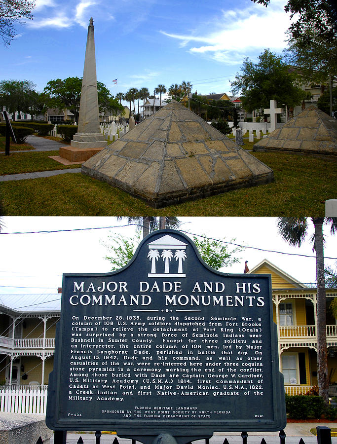 Major Dade and his Command Monument  Photograph by David Lee Thompson
