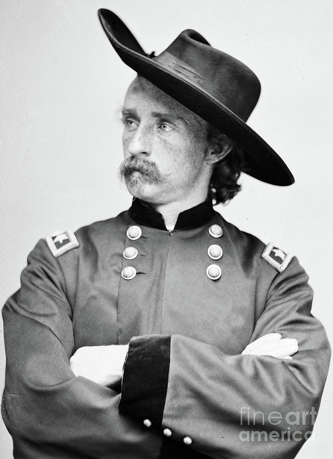 Major General George Armstrong Custer Photograph by American School