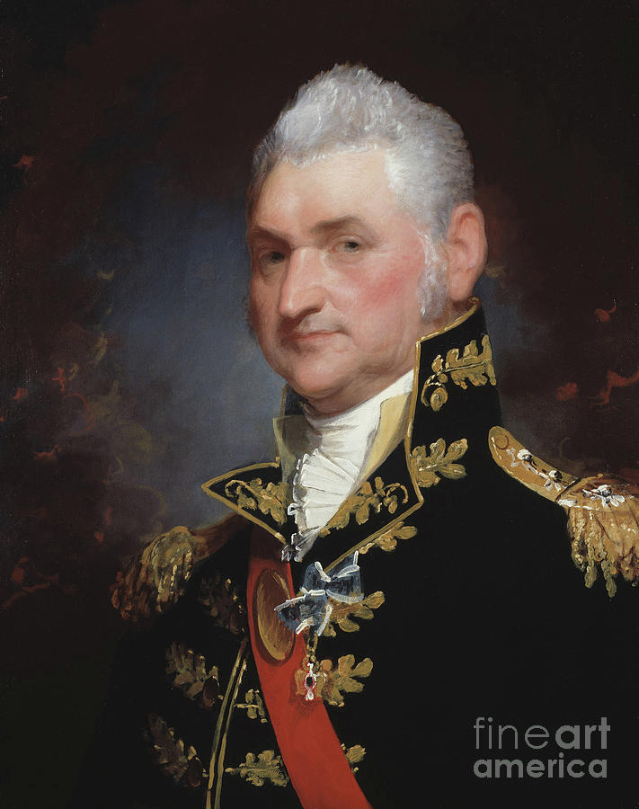 Portrait Painting - Major General Henry Dearborn by Gilbert Stuart