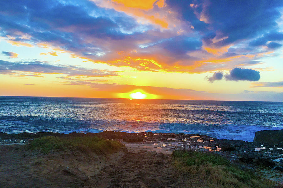 Makaha Sunset Photograph by Scott Allen - Fine Art America