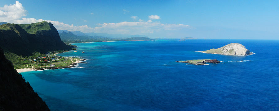 Makapuu panorama Photograph by Michael Peychich