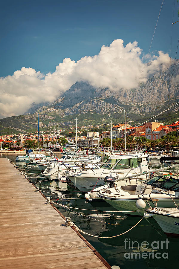 Makarska Boat Harbour Photograph By Sophie Mcaulay Pixels