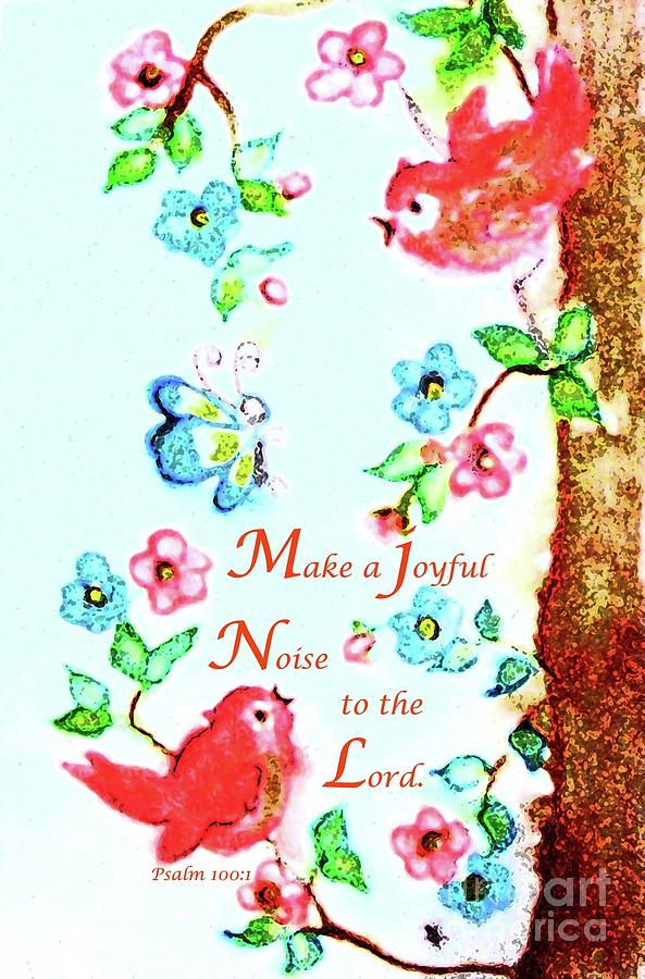 Make A Joyful Noise Painting by Hazel Holland