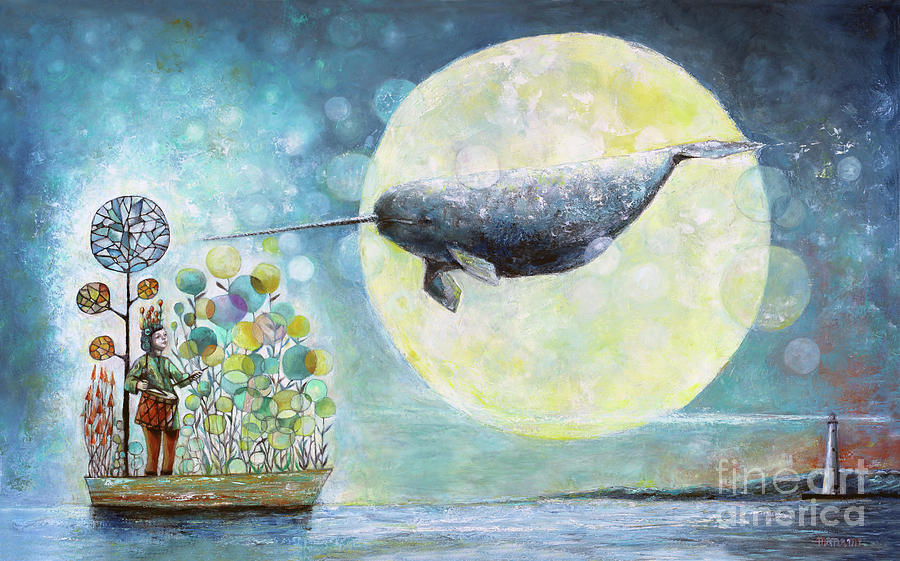 Make a Moon Painting by Manami Lingerfelt