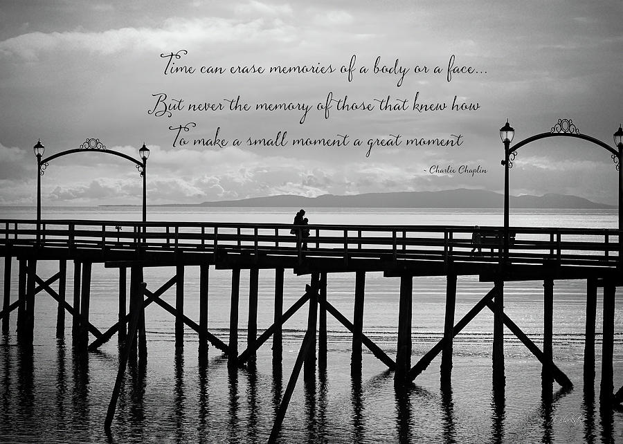 Make a Small Moment a Great Moment - Black and White Art Photograph by Jordan Blackstone