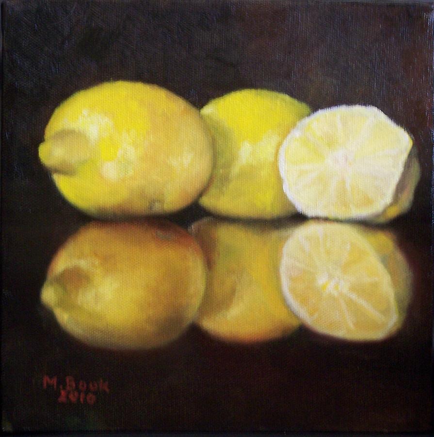 Make Lemonade Painting by Marlene Book