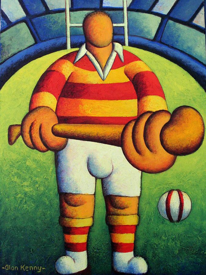 Make my day- The Hurler Painting by Alan Kenny