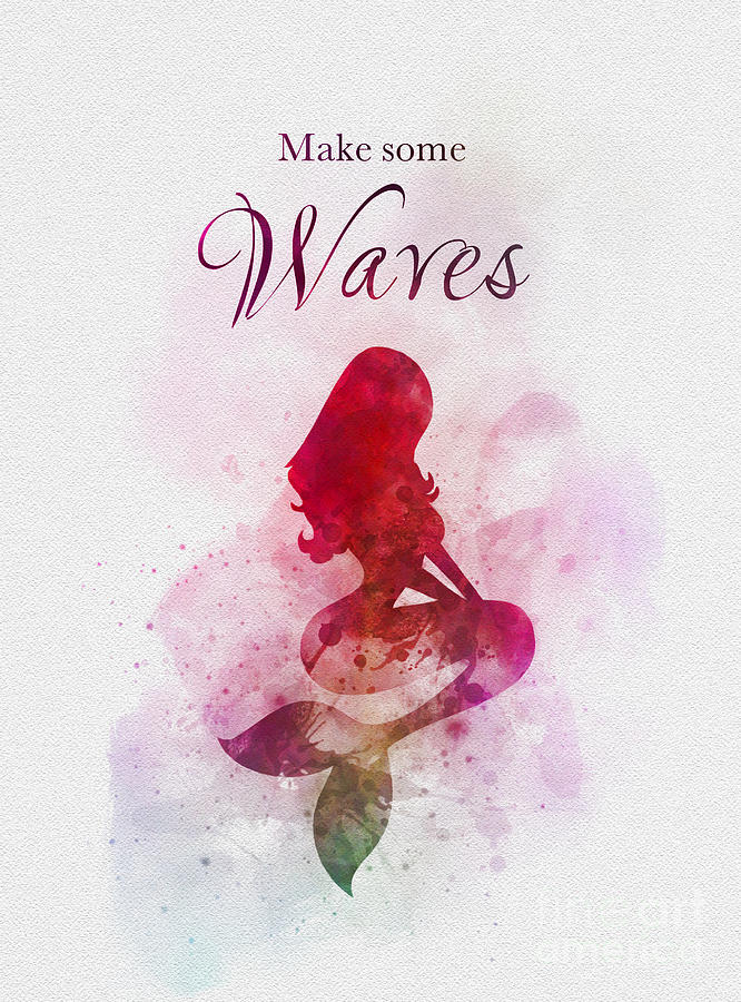 Make Some Waves Mixed Media by My Inspiration