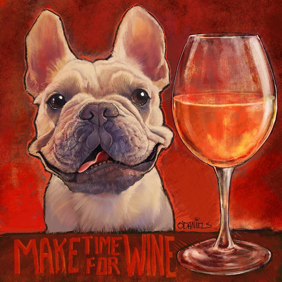 Make Time for Wine Painting by Sean ODaniels