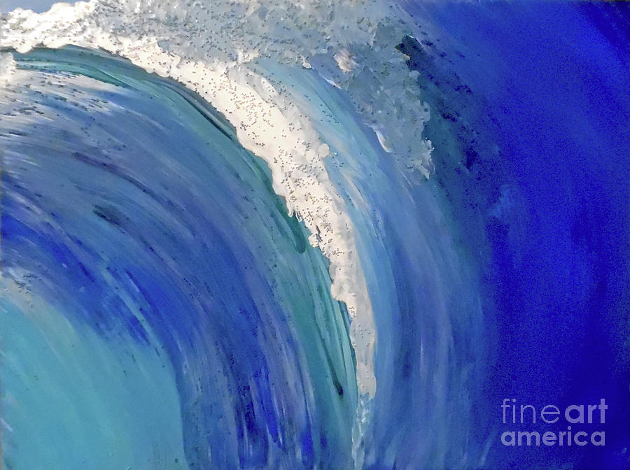 Abstract Painting - Make Waves by Jilian Cramb - AMothersFineArt