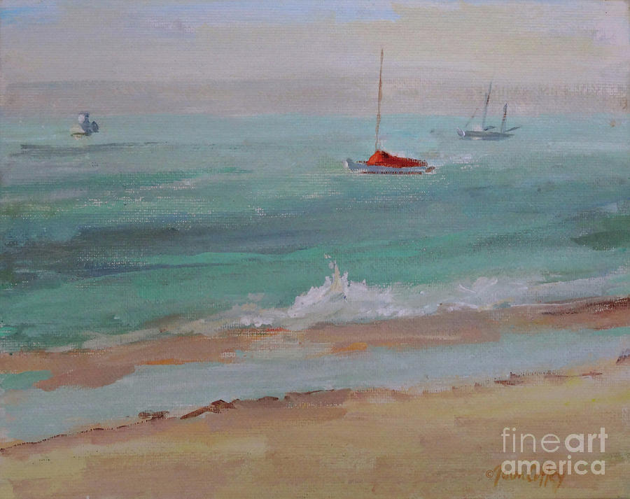 Making Waves Painting by Joan Coffey