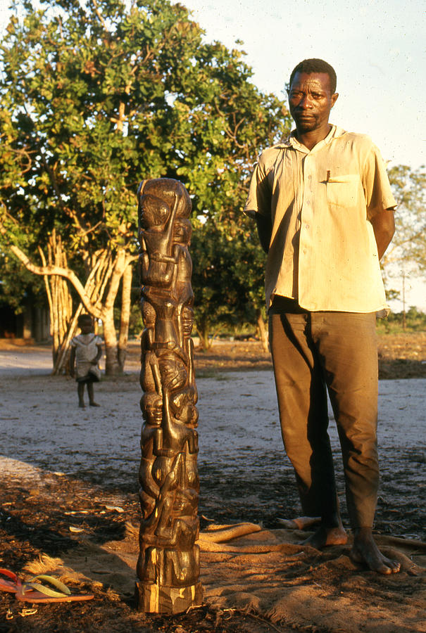 Makonde Sculpture Photograph by Erik Falkensteen