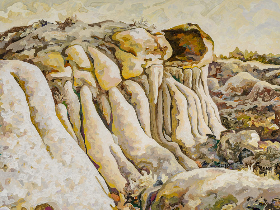 Dale Beckman Painting - Makoshika State Park #10 by Dale Beckman Dale Beckman Painting - Makoshika State Park #10 by Dale Beckman