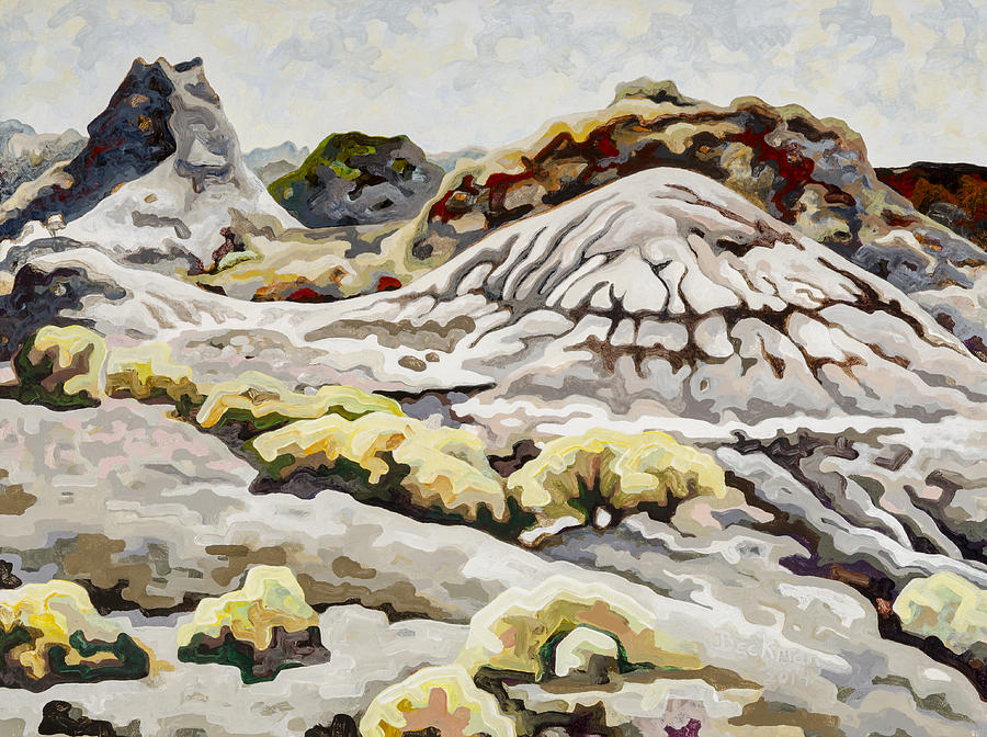 Makoshika State Park Painting - Makoshika State Park #5 by Dale Beckman Makoshika State Park Painting - Makoshika State Park #5 by Dale Beckman