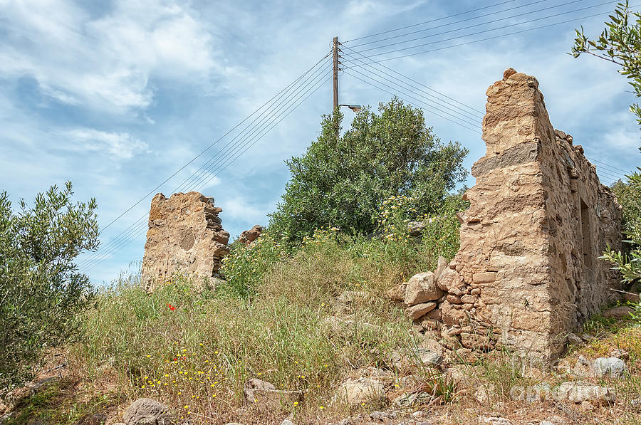 Makrigialos Abandoned House Ruin Photograph by Antony McAulay