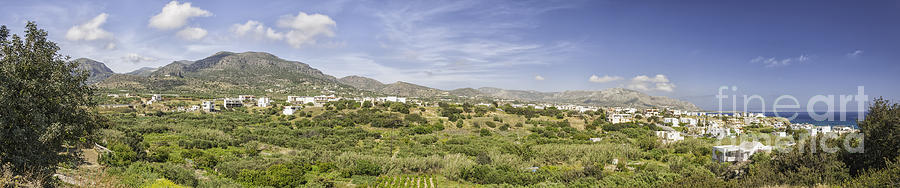 Makrygialos Panorama Photograph by Antony McAulay