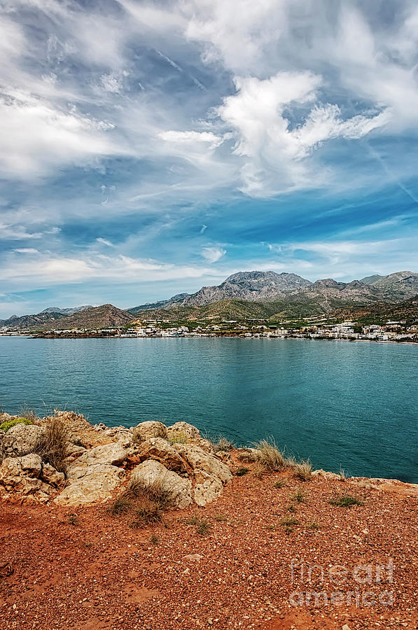 Makrygialos Village View Photograph by Antony McAulay