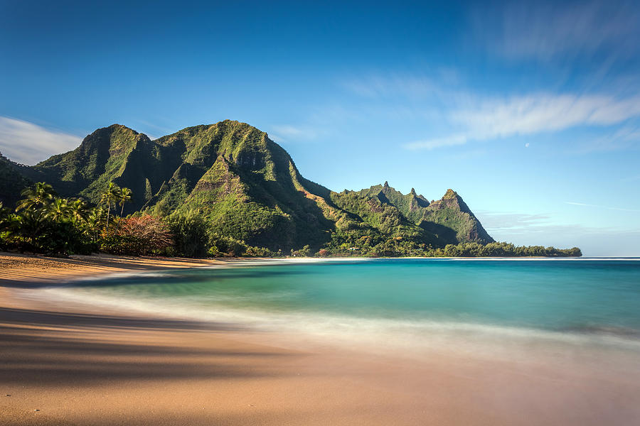 Paradise Photograph - Makua Beach Kauai by Pierre Leclerc Photography