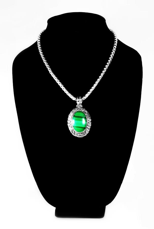 Necklace Photograph - Malachite by Diana Angstadt