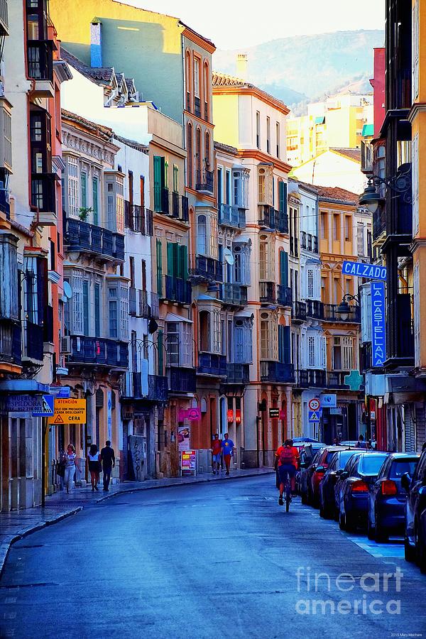 Summer Photograph - Malaga Evening by Mary Machare