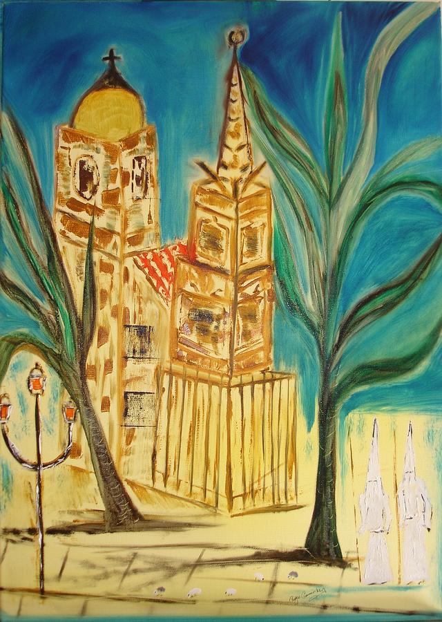 Malaga Painting by Roger Cummiskey