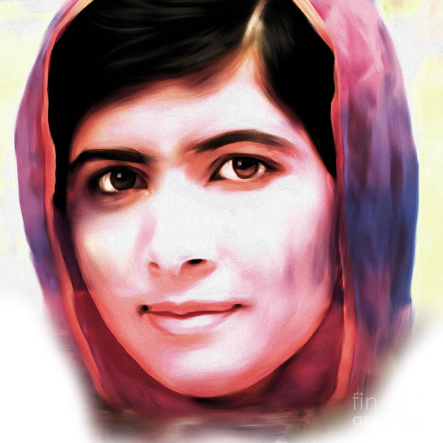 Malala Yousaf Zai 02 Painting by Gull G