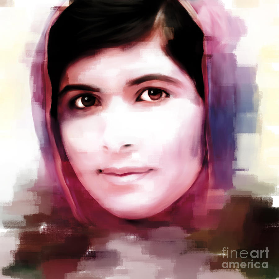 Malala Yousaf Zai 14 Painting by Gull G