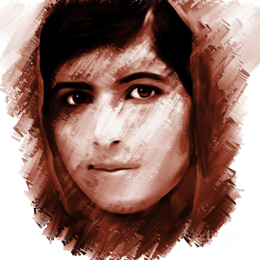 Malala Yousaf Zai 16 Painting by Gull G