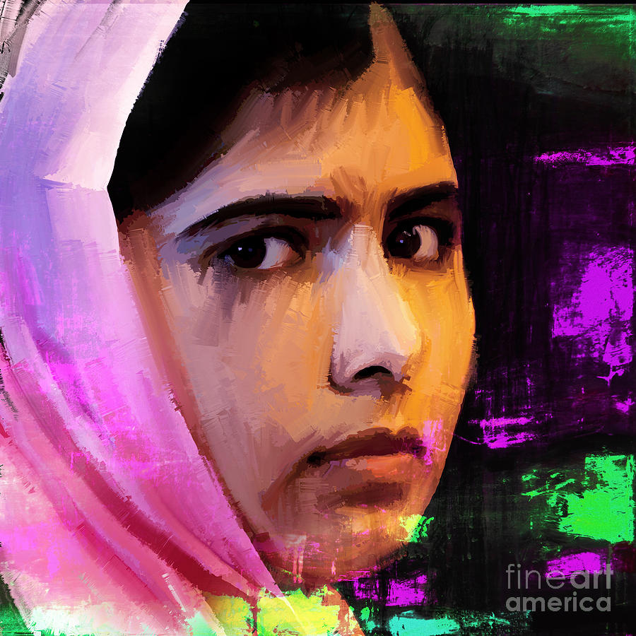 Malala Yousaf Zai 18 Painting by Gull G